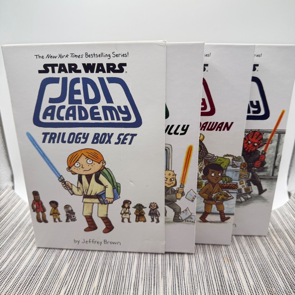 Star Wars Jedi Academy Trilogy Box Set Jeffrey Brown Hardcover‎ Books Scholastic